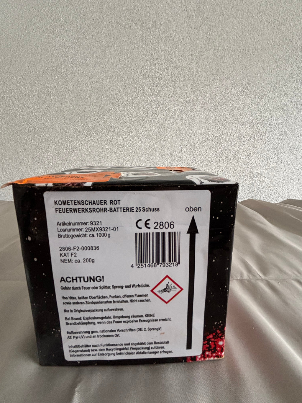 Kometenschauer Rot