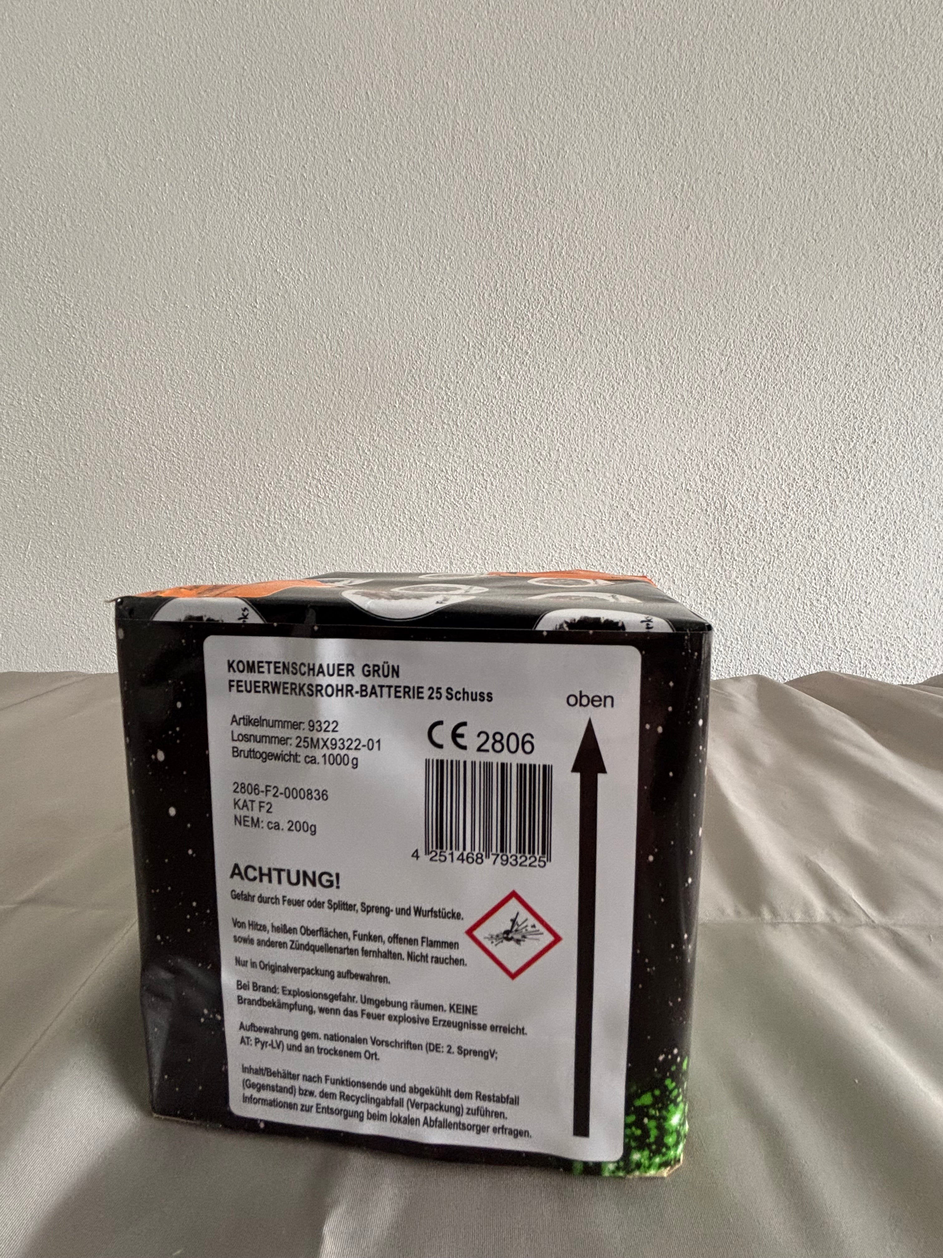 Kometenschauer Grün