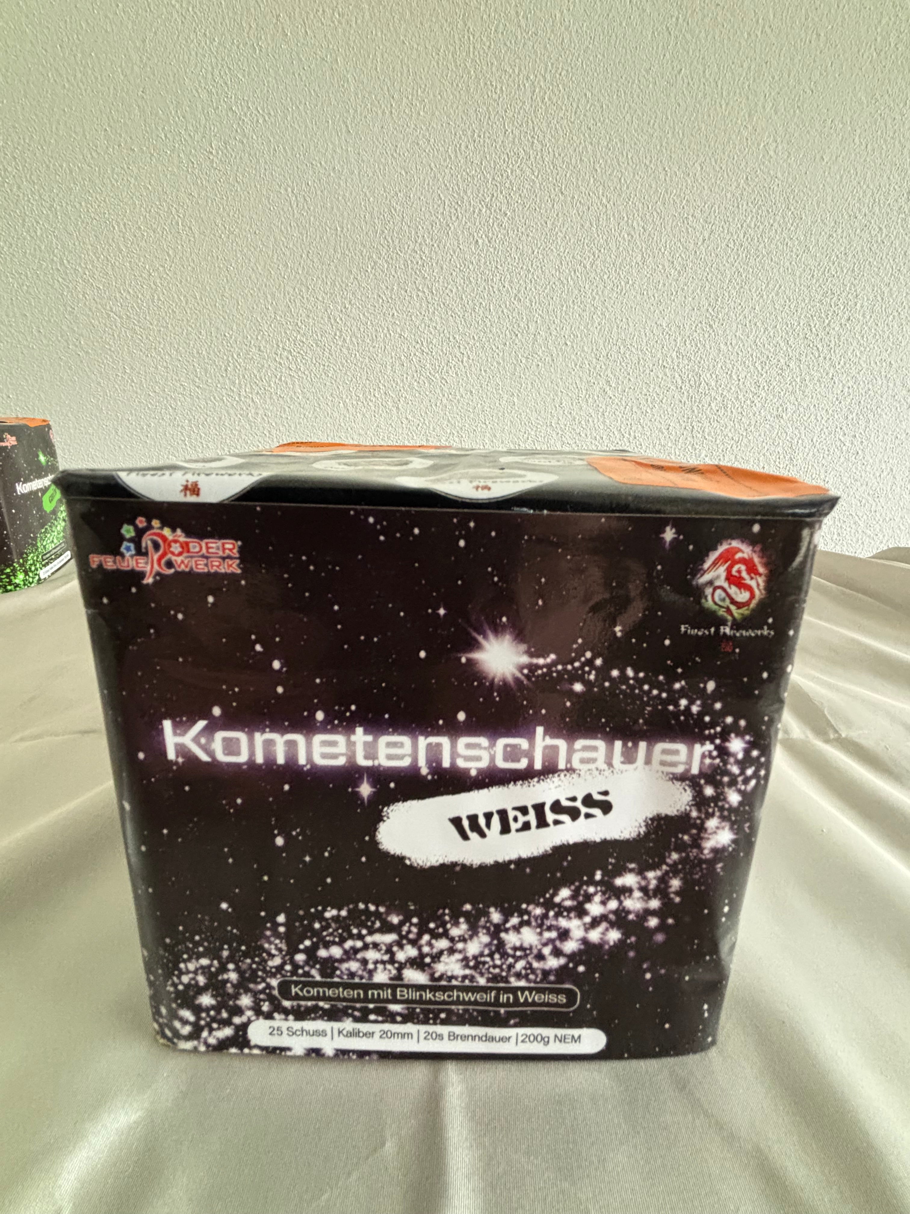 Kometenschauer Weiß