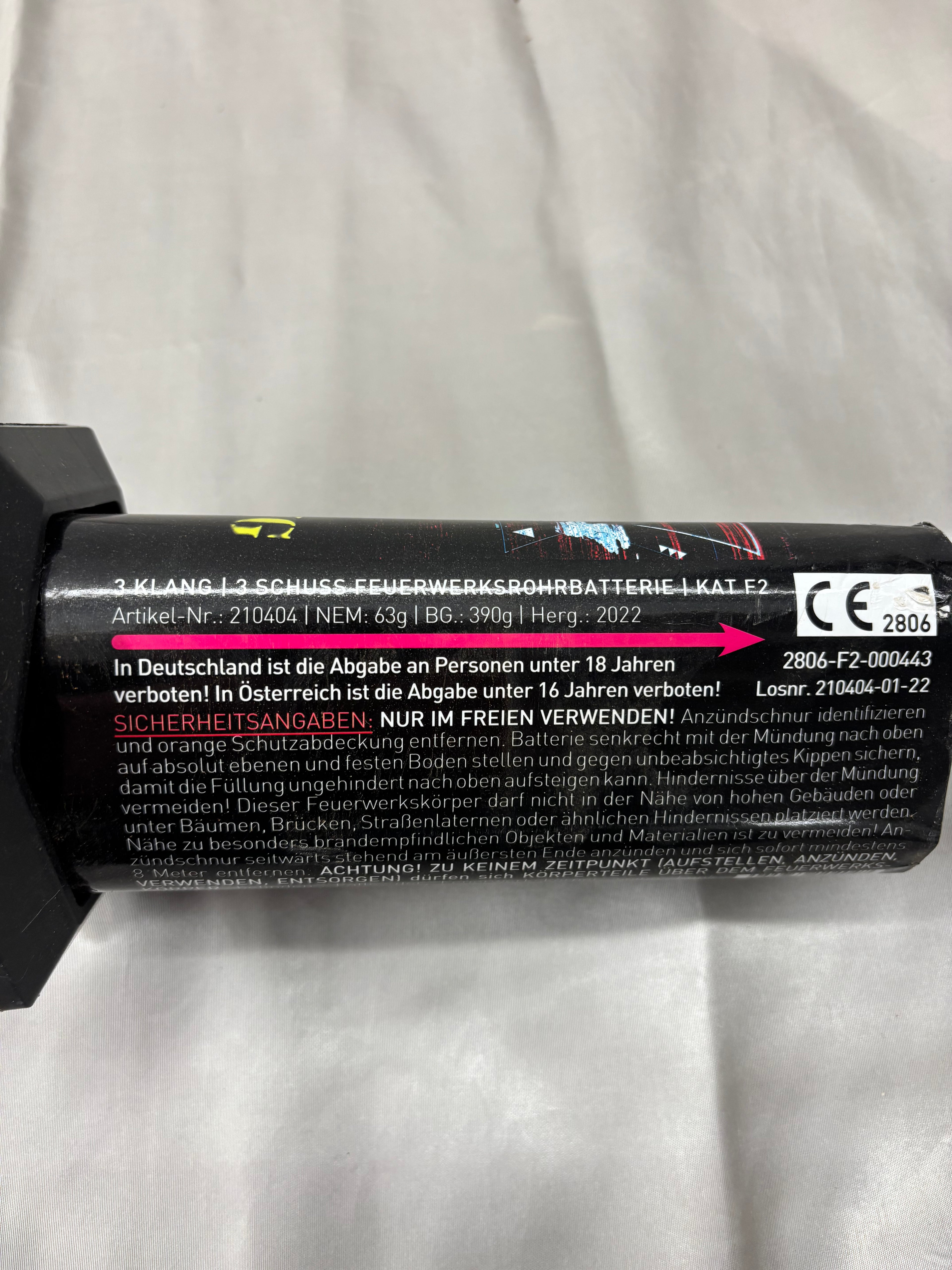 3Klang Bombenrohr Brocade