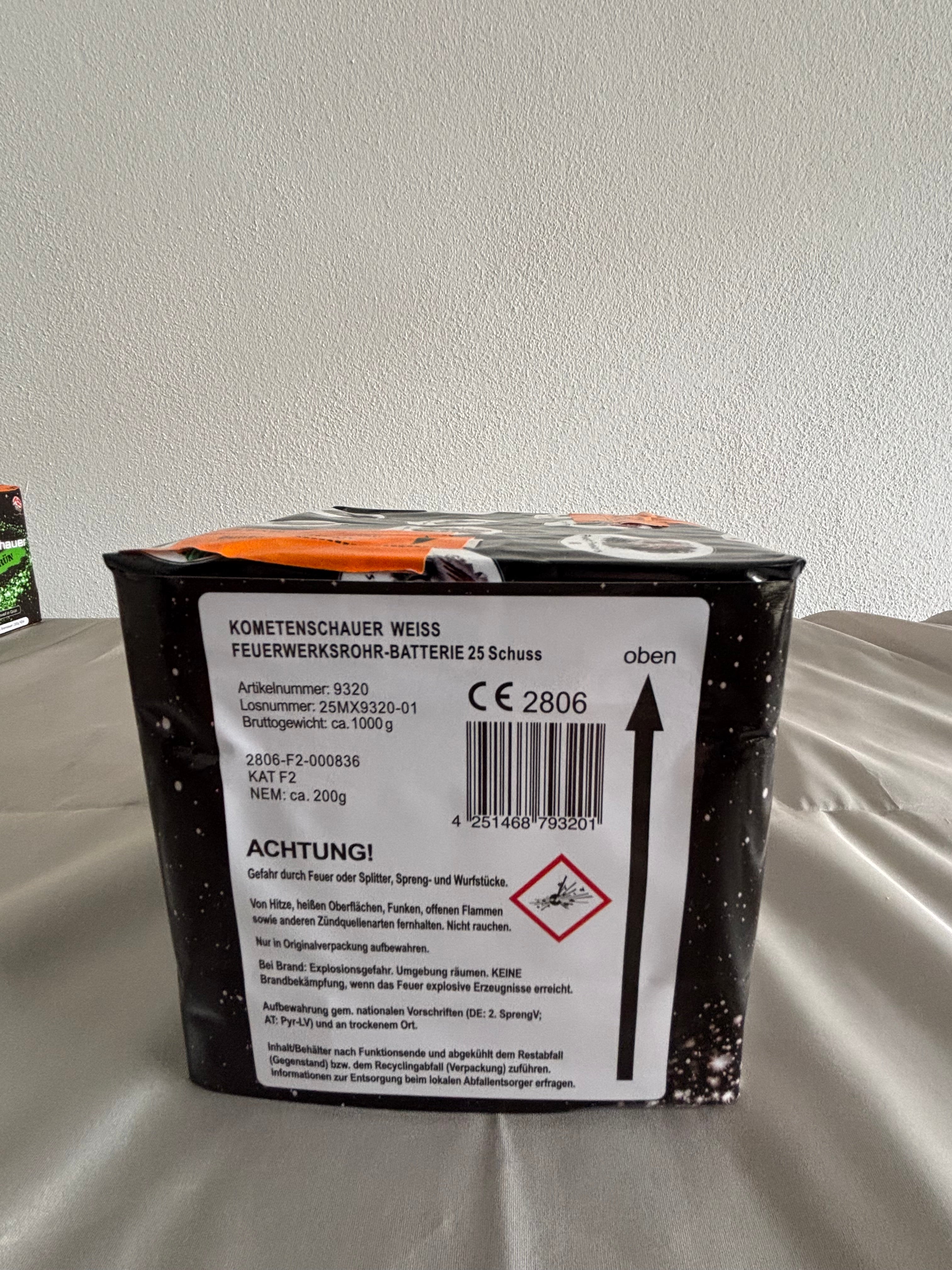 Kometenschauer Weiß