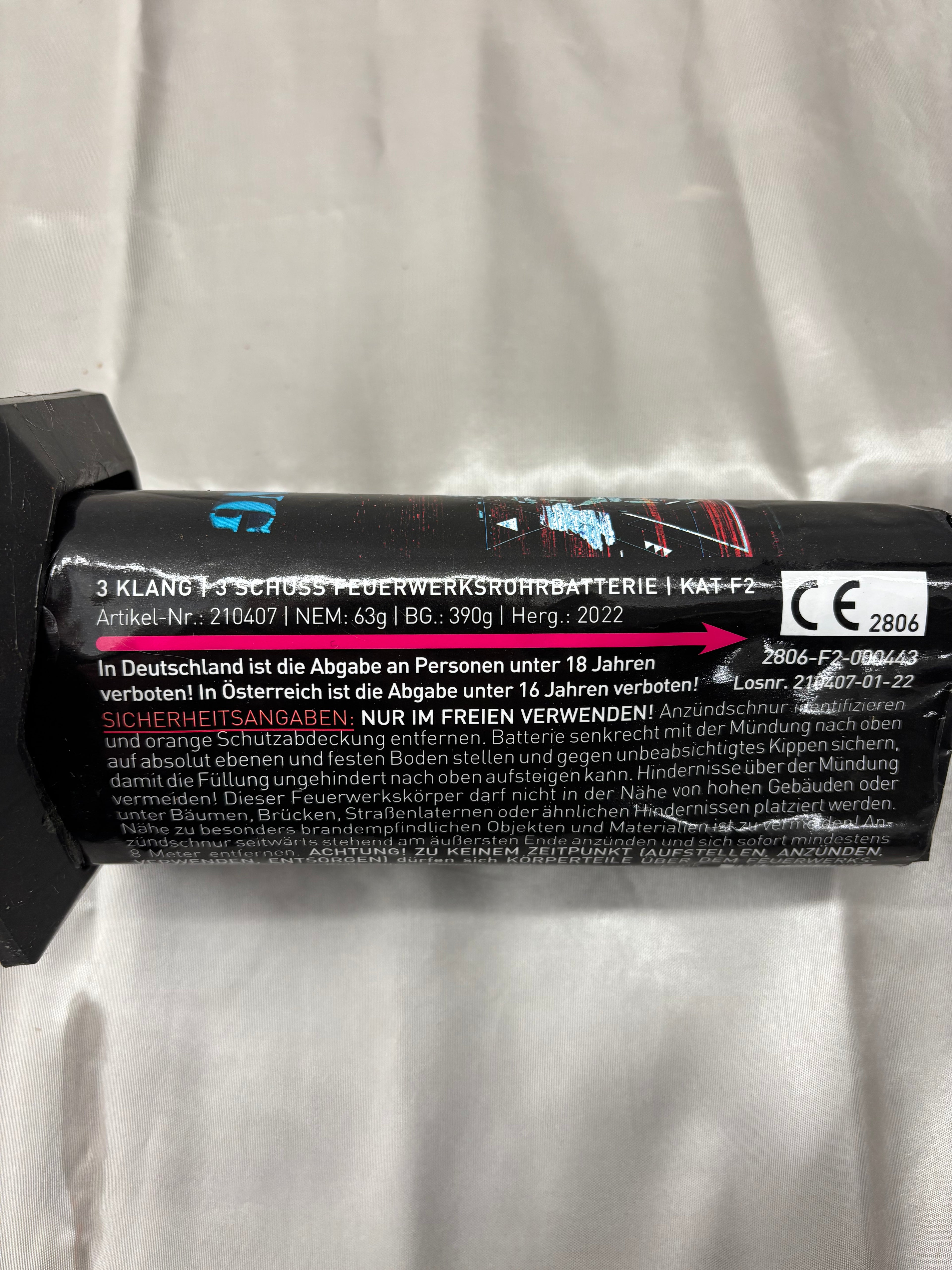 3Klang Bombenrohr Glitterflitter