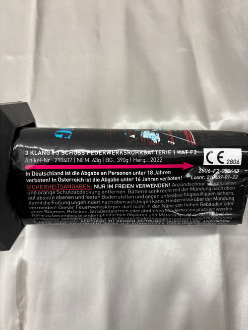 3Klang Bombenrohr Glitterflitter