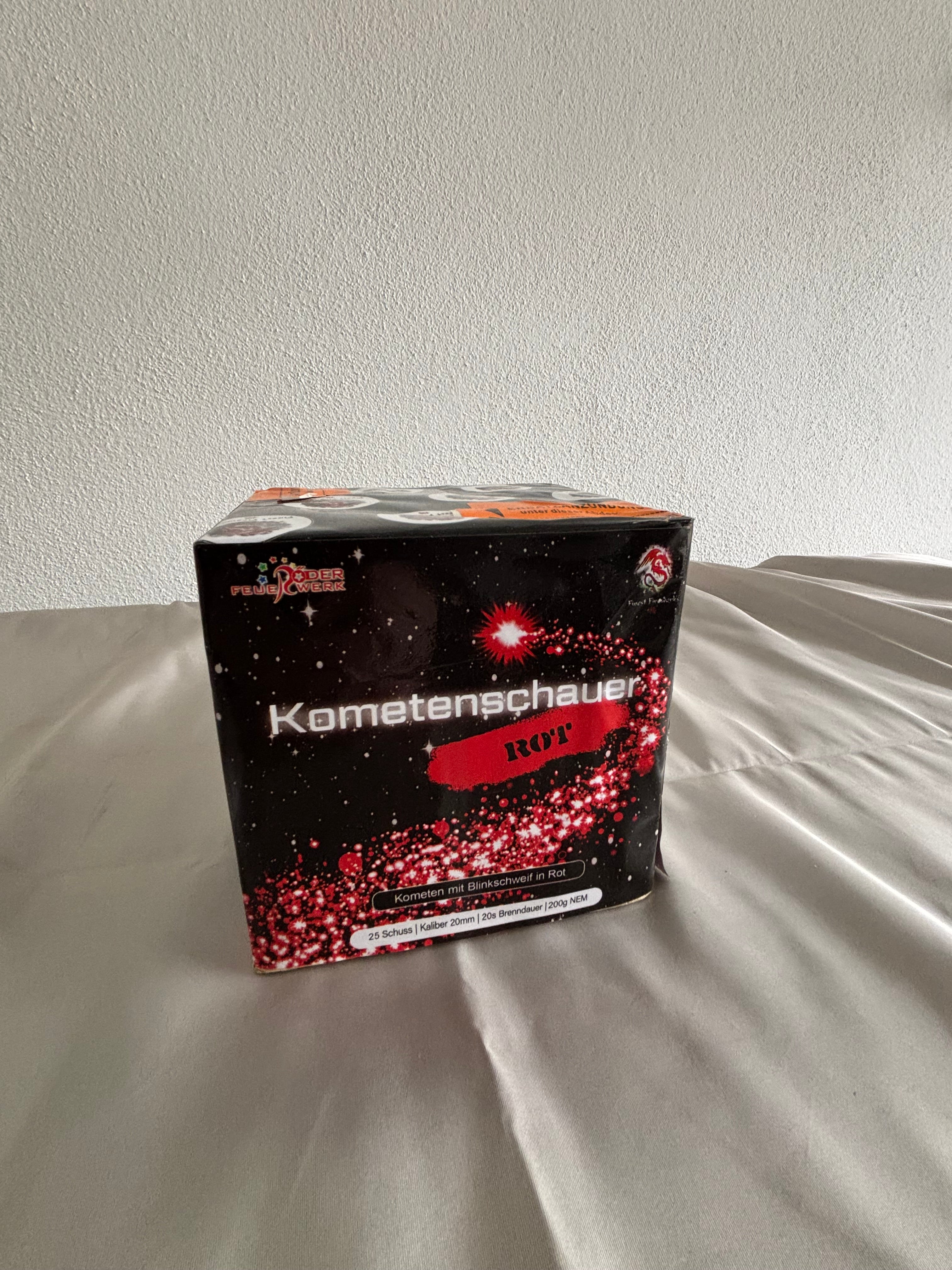 Kometenschauer Rot