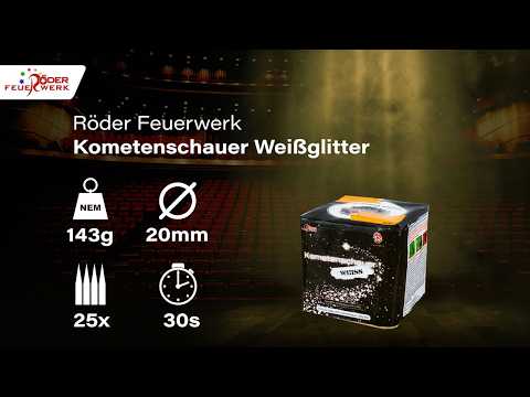 Kometenschauer Weiß